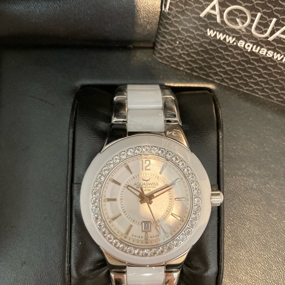 Aquaswiss Sea Star White and Silver Watch - Picture 3 of 7